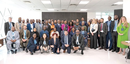 Participants in the training programme in Doha