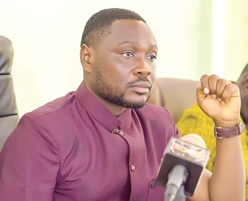 The Atta Mills Library. Inset: George Justice Arthur, MCE of Cape Coast