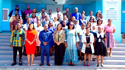 Facilitators and participants in the Youth in Leadership and Peacebuilding training held at the KAIPTC Facilitators and participants in the Youth in Leadership and Peacebuilding training held at the KAIPTC