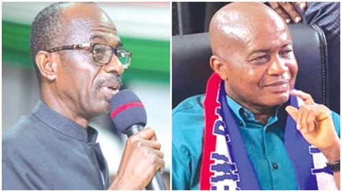 Johnson Asiedu Nketiah — National Chairman, NDC, Stephen A. Ntim — National Chairman, NPP Johnson Asiedu Nketiah — National Chairman, NDC, Stephen A. Ntim — National Chairman, NPP