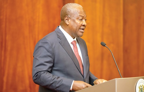 President John Dramani Mahama swearing in members of the National Development Planning Commission yesterday President John Dramani Mahama swearing in members of the National Development Planning Commission yesterday
