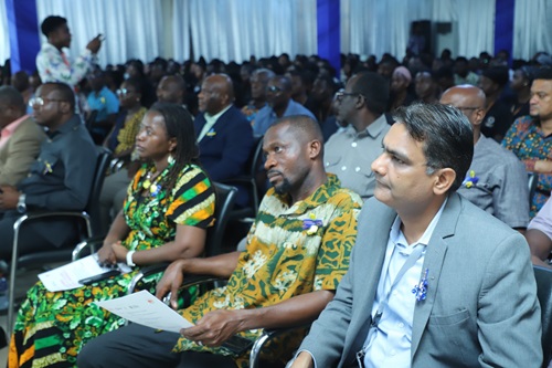 Participants in the ceremony  Picture: EDNA SALVO KOTEY