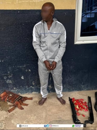 Police arrest man for unlawful possession of firearms in Adoagyiri