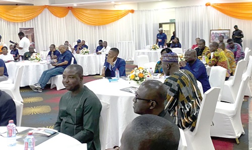 The invited guests at the launch