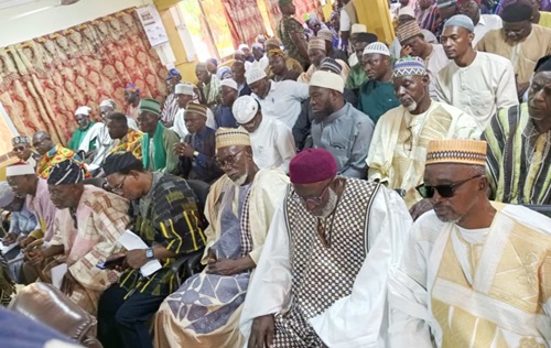 The religious leaders at the meeting