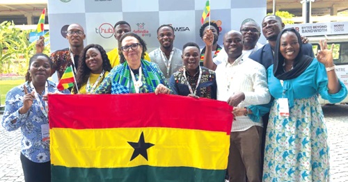 The Ghanaian team at the event The Ghanaian team at the event