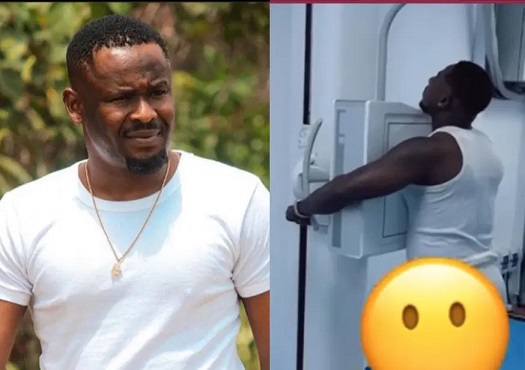 Zubby Michael kicks colleague actor Godwin Nnadiekwe on set Nollywood actor Godwin Nnadiekwe hospitalised after kicked by colleague Zubby Michael on set