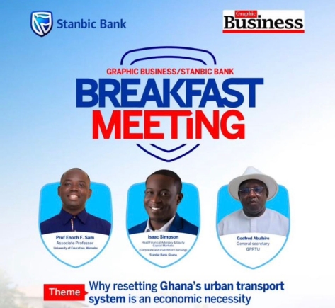 WATCH LIVE: Experts converge today to debate urban transport reform at Graphic Business/Stanbic Forum