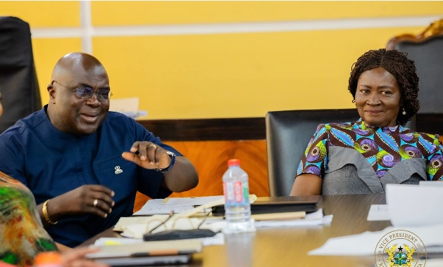 Vice-President Naana Jane Opoku-Agyemang resumes duty after medical leave