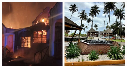 Maaha Beach Resort fire outbreak Maaha Beach Resort is still in full operation