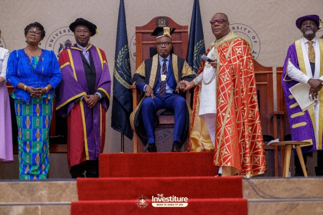 Bishop Titi-Ofei invested as Chancellor of University of Gold Coast Bishop Titi-Ofei invested as Chancellor of University of Gold Coast