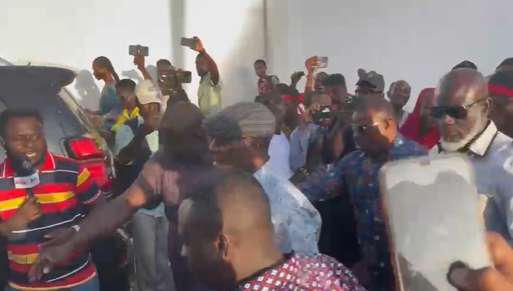 NPP supporters gather at NIB headquarters in solidarity with Wontumi