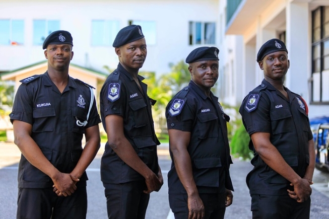 Four Western Central Police officers promoted for outstanding service