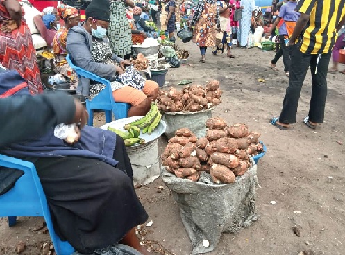 Cassava sellers are experiencing low sales