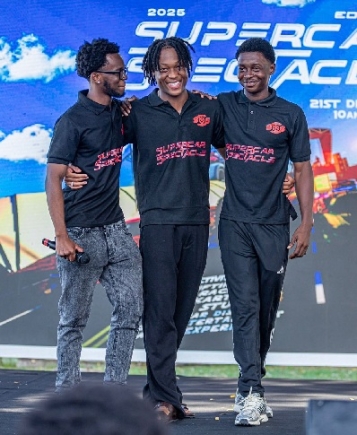 Founders of the Supercar Spectacle (from left to right) - Jaiden Osei, Ibrahim Mahama Jnr and Arnold Agblosu