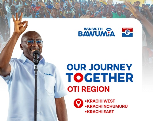 Bawumia takes campaign to Oti Region today