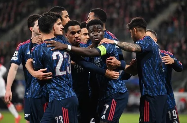 Arsenal made it a fourth successive Champions League victory in a row after beating Slavia Prague