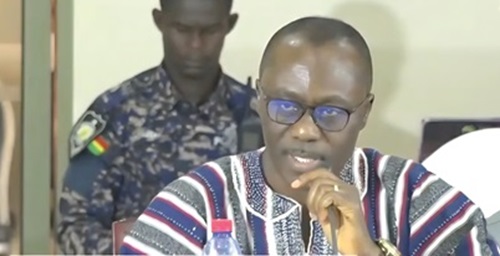 Professor Kwadwo Adinkrah-Appiah,  Vice-Chancellor of STU, answering questions before the Public Accounts Committee