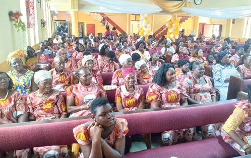 Church members at its centenary celebration in Koforidua