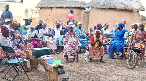 A section of the smallholder farmers