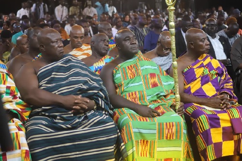 Some traditional leaders at the event