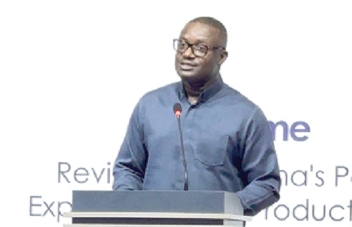 John Abdulai Jinapor, Minister of Energy and Green Transition, speaking at the event