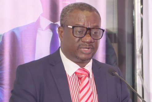 Dr Emmanuel Newman, Director of Tertiary Education Division, Ministry of Education, addressing the ceremony. Picture: ELVIS NII NOI DOWUONA 