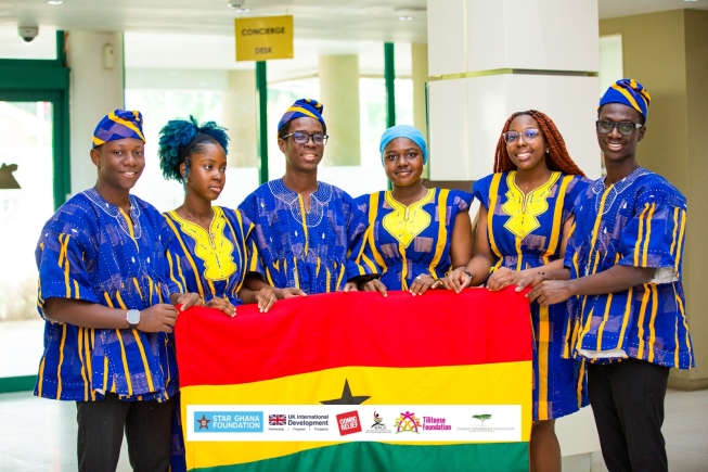 The Ghana winning team