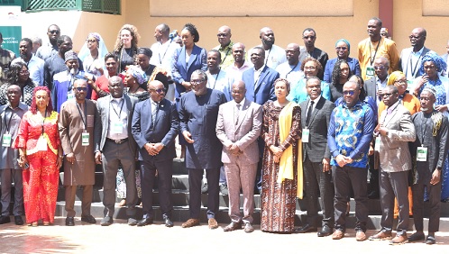 Participants after the opening session of the ECOWAS Regional Centre for Surveillance and Disease Control conference in Accra. Picture: SAMUEL TEI ADANO