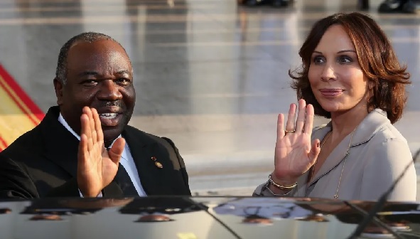 Syvia Bongo (R) and her son were accused of exploiting former President Ali Bongo's (L) condition after he suffered a stroke in 2018