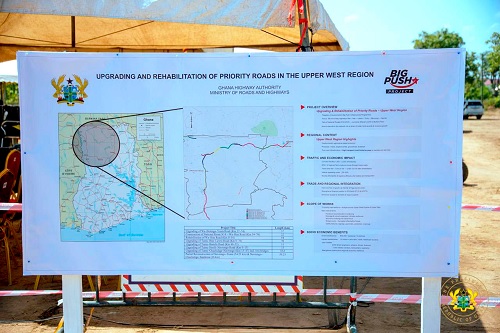 Scope of the 260km priority roads in the Upper West Region