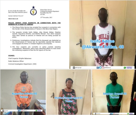 4 Arrested over murder of destooled chief