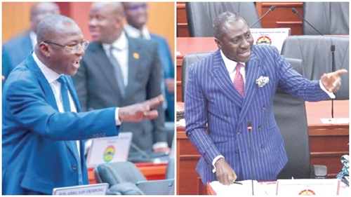 Dr Mohammed Amin Adams, Former Minister of Finance, Alexander Afenyo-Markin, Minority Leader 