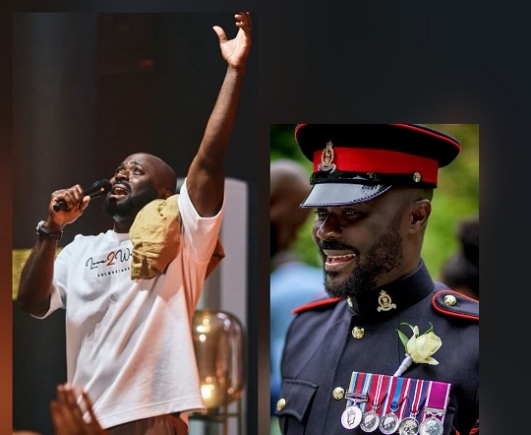 Soldier man Ernest Abebe Tabi expresses gratitude on &quot;Thank You Lord&quot;