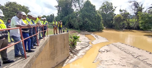 The situation at the intake point