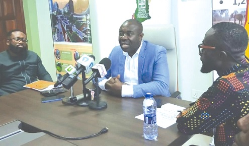 Flashback: Emmanuel Kwadwo Agyekum, Minister of State in charge of Special Iniatives, briefing journalists