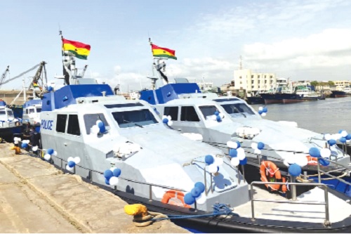 The Avon Class Patrol boats  unveiled yesterday