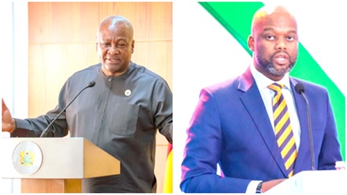 President John Dramani Mahama, Wamkele Mene, Secretary General of the African Continental Free Trade Area 