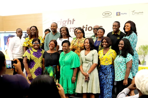 Dignitaries and participants after the  event. Picture: EDNA SALVO KOTEY