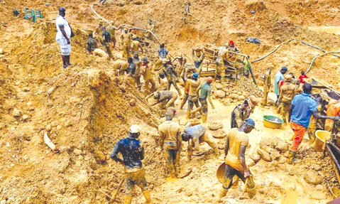 Illegal miners earn more