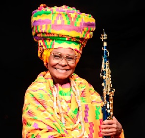 •Her iconic kente headwear has become a distinctive aspect of her public image.