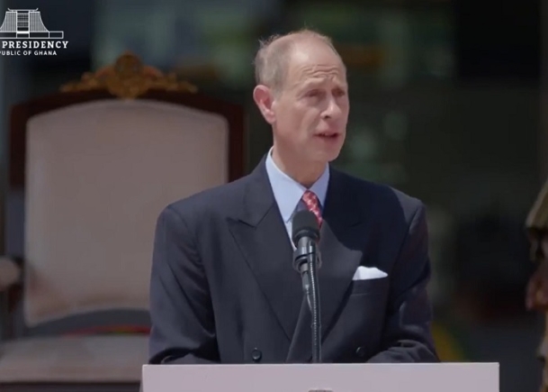 Prince Edward reaffirms UK–Ghana partnership, Praises shared heritage