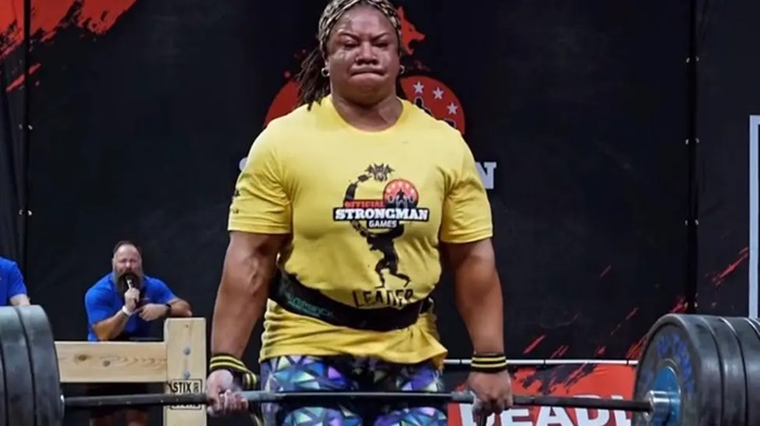 Andrea Thompson first won world's strongest woman in 2018
