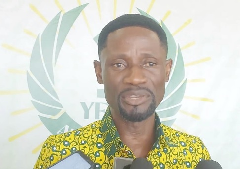 Prophet Albert Asihene-Arjarquah (right), Founder of the Paramount House Chapel International, addressing church members in Koforidua
