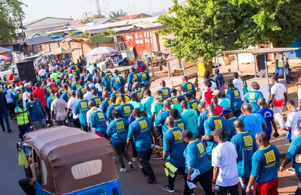 MTN Savannah Fest Health Walk draws huge community participation in Tamale