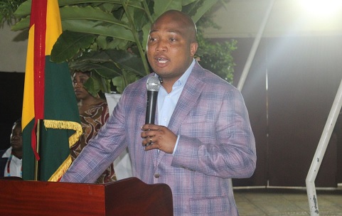 Samuel Okudzeto Ablakwa, Minister of Foreign Affairs, addressing the Ghanaian Community in Angola