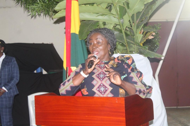 Veep Naana Jane Ooku-Agyemang interacts with Ghanaian Community in Angola