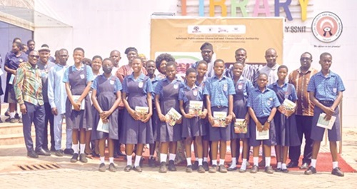 John Setor Dumelo (arrowed), Deputy Minister of Agriculture and Member of Parliament for Ayawaso West Wuogon, with some participants in the event