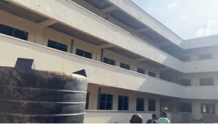 Ibrahim Mahama inspects 1,600-bed dormitory project he is sponsoring at Tamale SHS