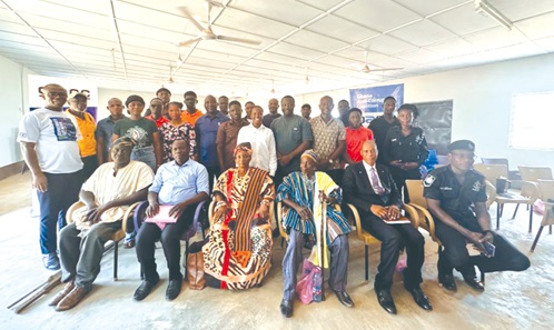 Some participants at one of the training sessions